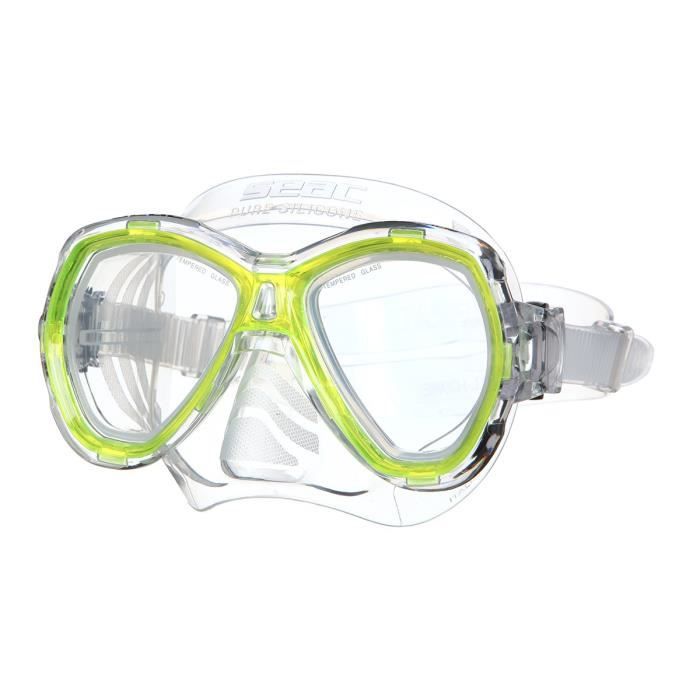 SEAC Masque de plongée Elba - Médium - Jaune