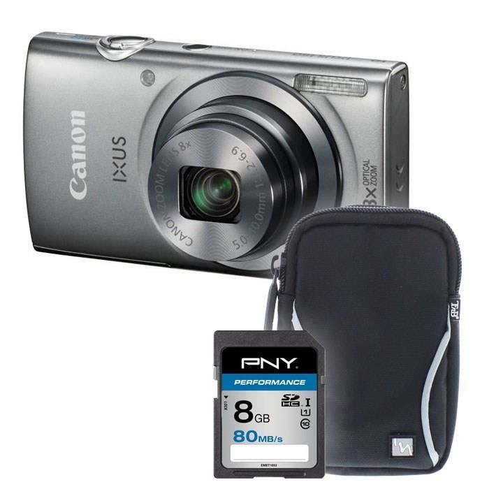 IXUS 160 SI+sacoche+carte 8Go - Appareil photo compact