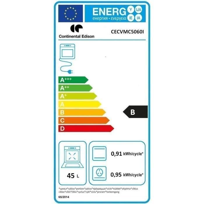 Continental Edison CVMC5060I-Cuisinière table3