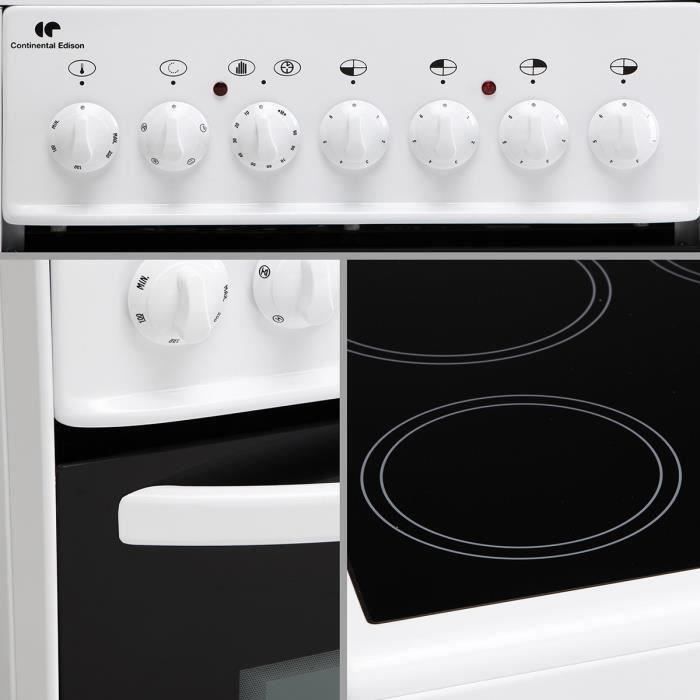 Continental Edison CVMC5060W - Cuisinière2