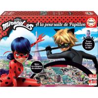 JEU D'APPRENTISSAGE MIRACULOUS Jeu de société Ladybug : A La Poursuite JEU D'APPRENTISSAGE MIRACULOUS Jeu de société Ladybug : A La Poursuite