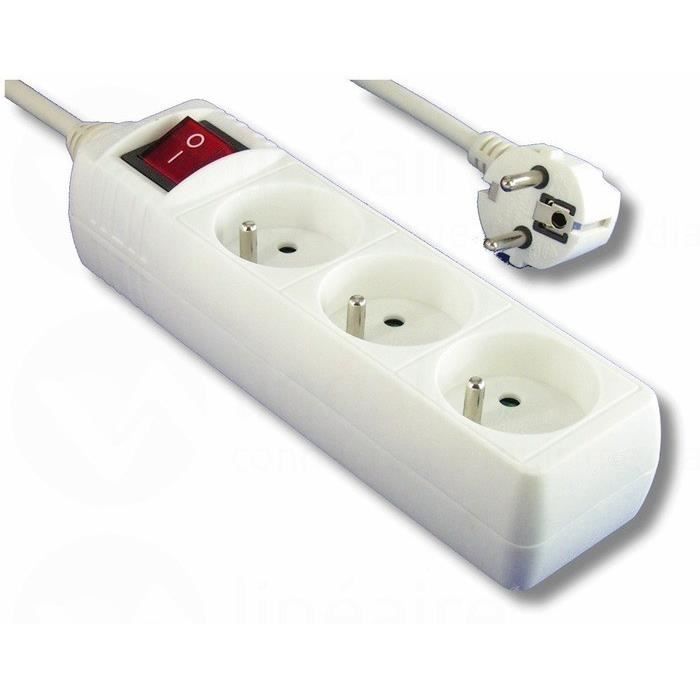LINEAIRE EC231 Bloc multiprise x3