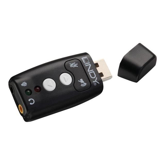 LINDY Adaptateur USB 2.0 audio