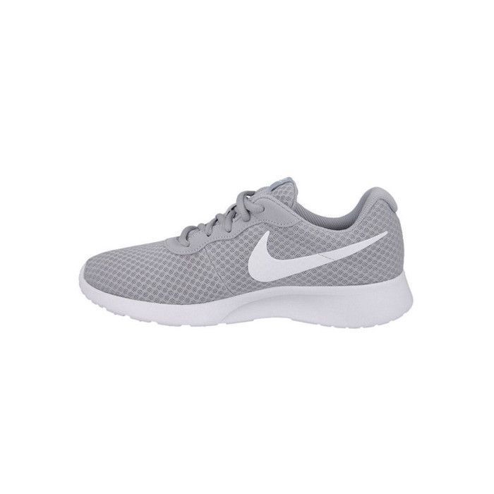 NIKE Baskets Mixte TANJUN Gris Blanc