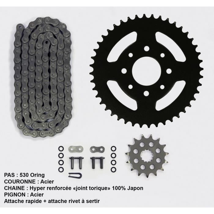 Kit chaîne pour Honda Cb K2/K6/Four 750 de 71-77