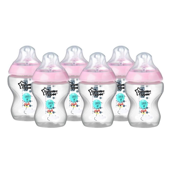 Tommee Tippee Biberon CTN 260ml x6 Fille