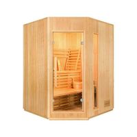 KIT SAUNA Sauna Vapeur ZEN Angulaire - 3 Places KIT SAUNA Sauna Vapeur ZEN Angulaire - 3 Places