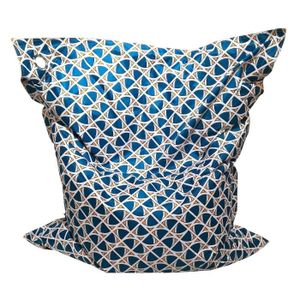 Maxi Coussin imprimé DJIBOUTI 110x130cm - Bleu Maxi Coussin imprimé DJIBOUTI 110x130cm - Bleu