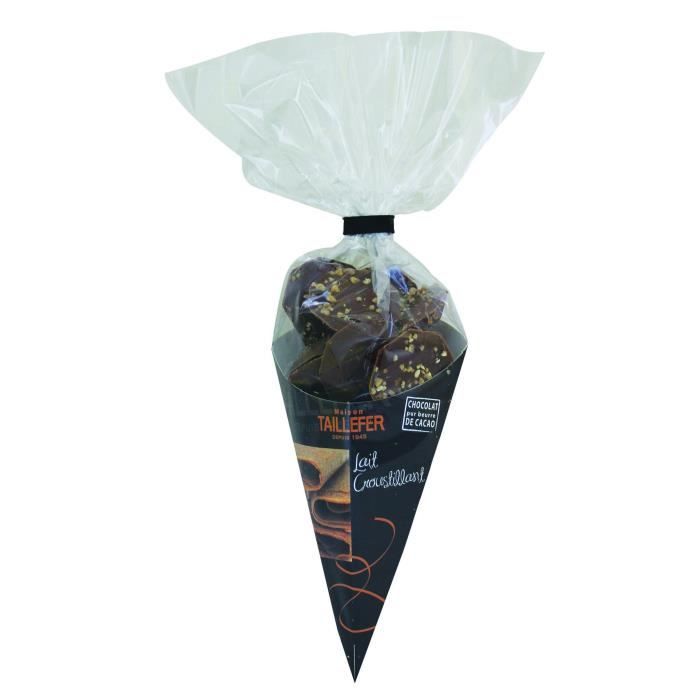 MAISON TAILLEFER Chocolat Lait Croustillant Cornet 150g