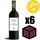 X6 Château Castegens 2010 75 cl AOC Côtes de Casti