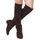 Femmes talon plat sur les chaussures en daim de ge