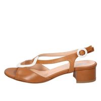 SANDALE - NU-PIEDS CALPIERRE Chaussures Femme Sandale Cuir Marron BZ7 SANDALE - NU-PIEDS CALPIERRE Chaussures Femme Sandale Cuir Marron BZ7