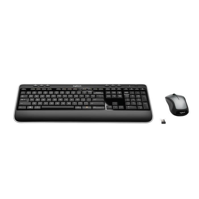 Logitech pack clavier-souris sans fil - MK520