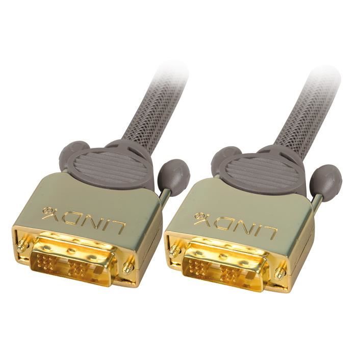 LINDY Câble DVI-D GOLD SLD Single Link - 15m