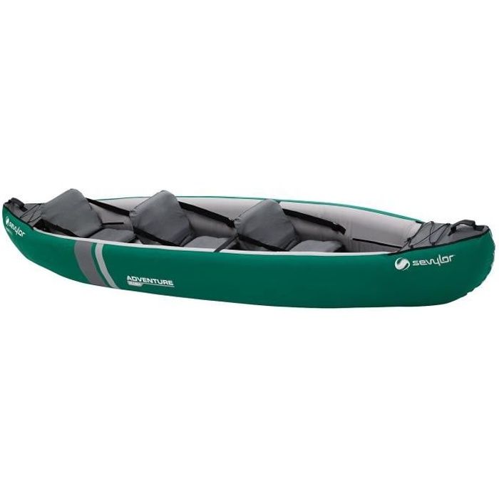 SEVYLOR Kayak Gonflable Adventure Plus 3 places Vert