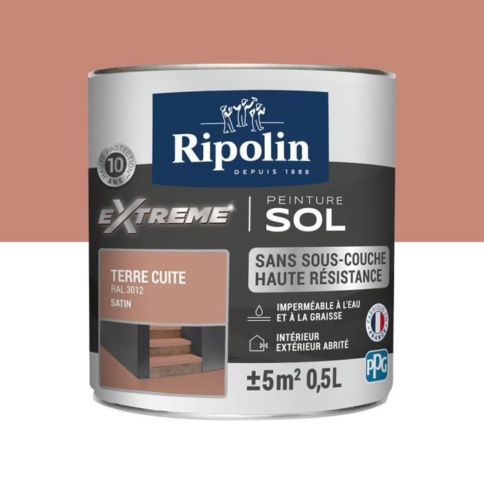 Ripolin Peinture Pour Sol Intérieur Et Extérieur Terre Cuite Ral