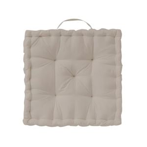 COUSSIN - MATELAS DE SOL TODAY Coussin de sol Coton - 50 x 50 x 12 cm - Bei