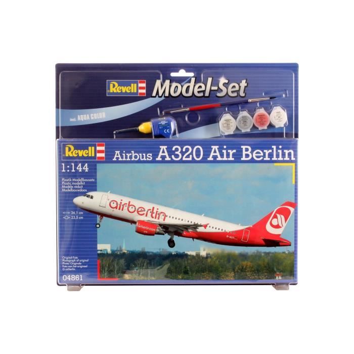 REVELL Model Set Airbus A320 AirBerlin Maquette