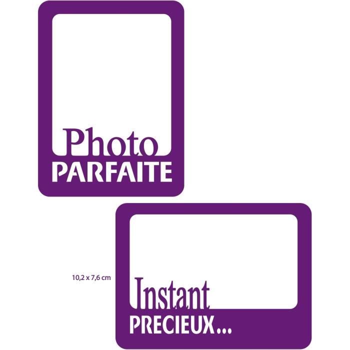 TOGA Dies 2 Cartes Instant & Photo Parfaite - 7,6 x 10,2 cm