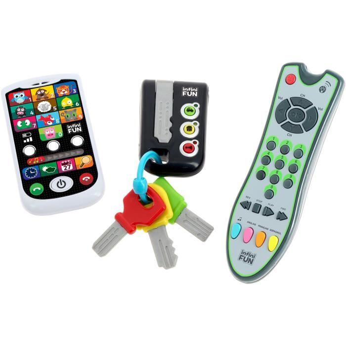 TALDEC Infini Fun - Coffret Clés Télephone Télecommande Educatifs - S13900