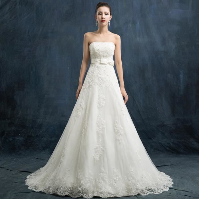 Pas Cher Vintage Dentelle Longue Robes De Mariée Robes De Mariée Robes