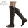 Femme Fille Bottes Cuissard Suédé en Talon dedans