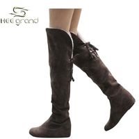BOTTE Femme Fille Bottes Cuissard Suédé en Talon dedans BOTTE Femme Fille Bottes Cuissard Suédé en Talon dedans