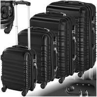 SET DE VALISES TECTAKE Set de 4 valises Mixte Trolley 402024 - Ri SET DE VALISES TECTAKE Set de 4 valises Mixte Trolley 402024 - Ri