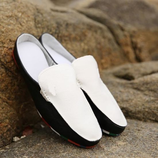 Mode Mocassins Hommes Sur Mulets été Glissement kPiZOXu