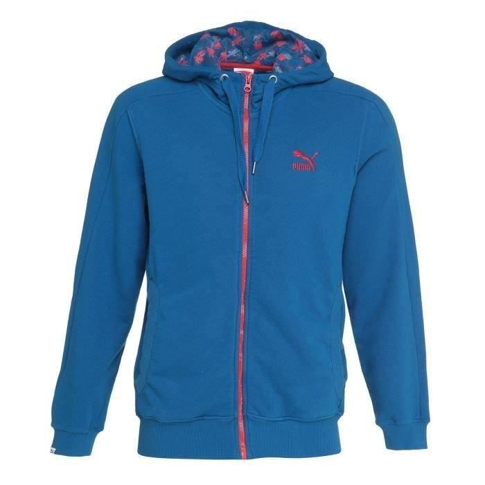 PUMA Opulence Veste zippé Homme - Bleu
