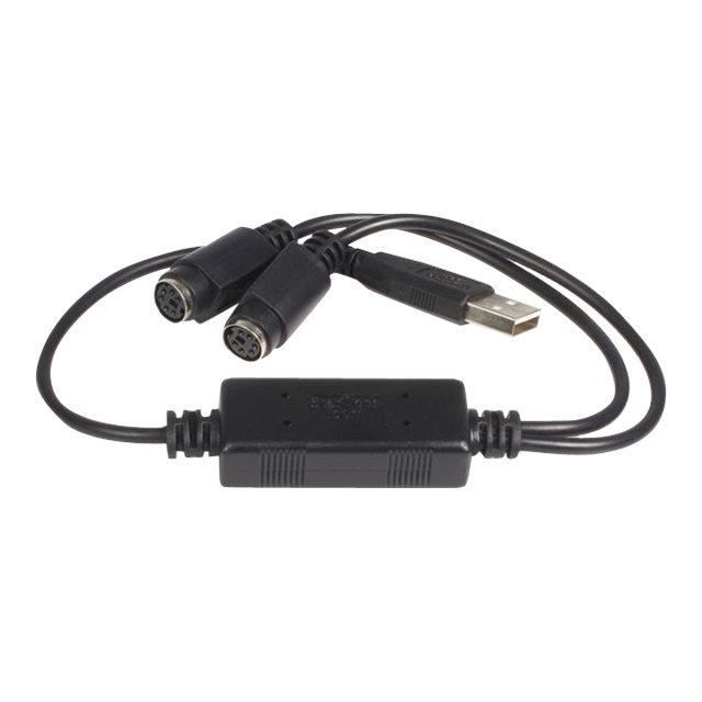 STARTECH Adaptateur USB vers PS/2 - Convertisseur USB pour clavier et souris PS2