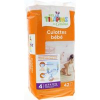 COUCHE LES TILAPINS Culottes bébé Taille 4 - 8 à 15 kg - COUCHE LES TILAPINS Culottes bébé Taille 4 - 8 à 15 kg -