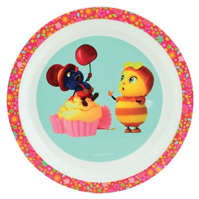 Fun House droles de petites betes assiette micro-ondable pour enfant
