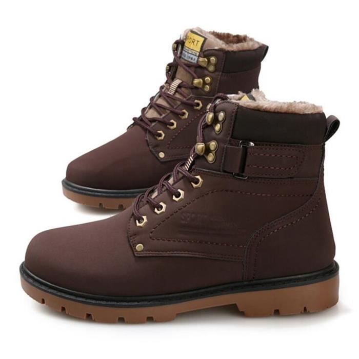 Hommes bottine Marque de luxe Martin Bottines Haut qualité 2018 Confortable Hiver Durable Homme Grande Taille Marron Marron - Achat / Vente bottine - Soldes* dès le 27 juin ! Cdiscount Hommes bottine Marque de luxe Martin Bottines Haut qualité 2018 Confortable Hiver Durable Homme Grande Taille Marron Marron - Achat / Vente bottine - Soldes* dès le 27 juin ! Cdiscount