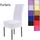 6 X Housse de Chaise Stretch Couverture de Chaise