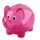 Tirelire cochon plastique