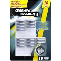 RASOIR MÉCANIQUE GILLETTE Mach3 pour Homme - 16 Lames de Rasoir RASOIR MÉCANIQUE GILLETTE Mach3 pour Homme - 16 Lames de Rasoir