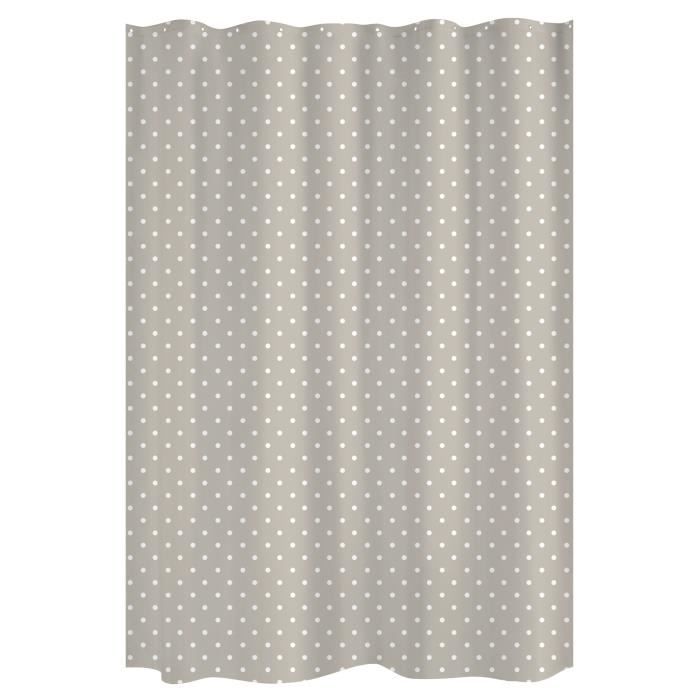 GELCO DESIGN Rideau de douche - 180x200 cm - Motif pois