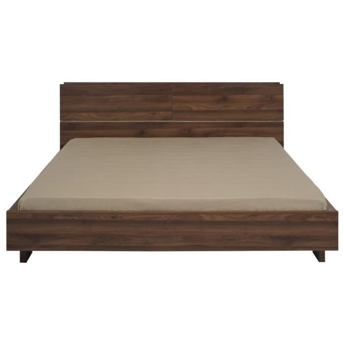 ROMEO Lit adulte contemporain Beige - 140 x 190 cm