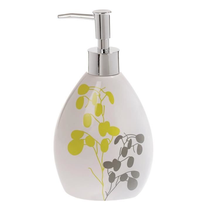 SPIRELLA Distributeur de savon Duo - 19x9,7x7,3cm - Blanc