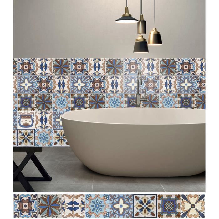 Hc 20cm X 20cm X 5m Maroc Carrelage Sticker Autocollant Film Adhesif