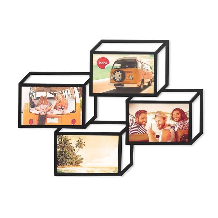 Cadre photo 13x13 pele mele - Achat / Vente pas cher