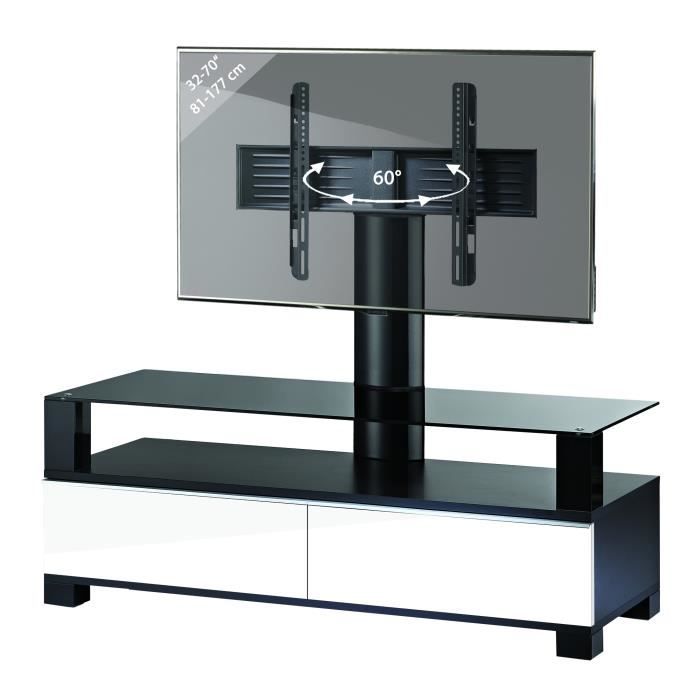 meuble support tv blanc