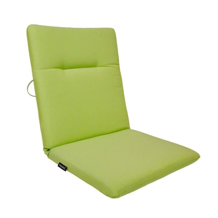 EZPELETA Coussin de chaise maxi Green - 87 x 44 cm - Vert lime