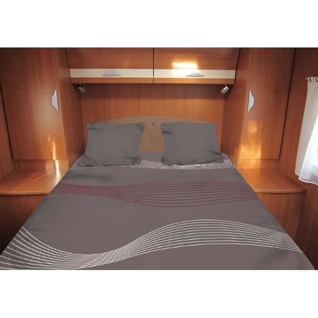 MIDLAND Prêt-à-Dormir 130x200 cm Coupe à Droite - Linge de lit camping-car