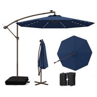 PARASOL Parasol excentré Jardin 3m protection pare-soleil PARASOL Parasol excentré Jardin 3m protection pare-soleil
