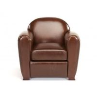 FAUTEUIL Fauteuil en cuir pleine fleur ROBUSTA cuir vieilli FAUTEUIL Fauteuil en cuir pleine fleur ROBUSTA cuir vieilli