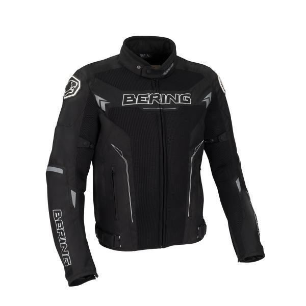 BERING Blouson moto Mistral - Noir et blanc
