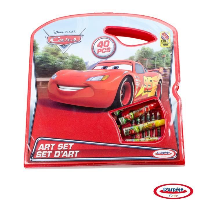CARS - Malette d'activités - Coloriage - Maquillage - Peinture - Cahier