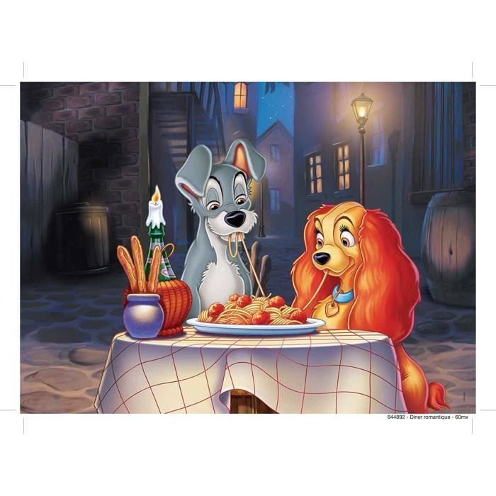 LA BELLE ET LE CLOCHARD Puzzle 60 pcs - Disney